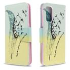 For Galaxy S20 Colored Drawing Pattern Horizontal Flip Leather Case with Holder & Card Slots & Wallet(Feather) - 1