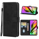 Leather Phone Case For BLU G91 Max(Black) - 1