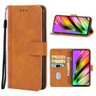 Leather Phone Case For BLU G91 Max(Brown) - 1