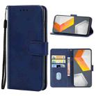 Leather Phone Case For vivo iQOO 9 SE(Blue) - 1