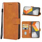 Leather Phone Case For vivo iQOO 9 SE(Brown) - 1