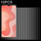 10 PCS 0.26mm 9H 2.5D Tempered Glass Film For Sharp Aquos V6 - 1