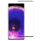 3D Curved Edge Full Screen Tempered Glass Film For OPPO Find X5(Black) - 1