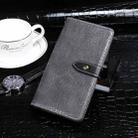 For Ulefone Note 12P idewei Crocodile Texture Horizontal Flip Phone Leather Phone Case(Grey) - 1