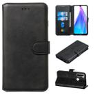 For Xiaomi Redmi Note 8T Classic Calf Texture Horizontal Flip PU Leather Case, with Holder & Card Slots & Wallet(Black) - 1