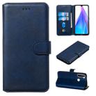 For Xiaomi Redmi Note 8T Classic Calf Texture Horizontal Flip PU Leather Case, with Holder & Card Slots & Wallet(Blue) - 1