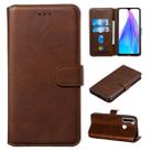 For Xiaomi Redmi Note 8T Classic Calf Texture Horizontal Flip PU Leather Case, with Holder & Card Slots & Wallet(Brown) - 1