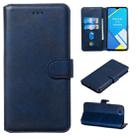 For OPPO A1k / Realme C2 Classic Calf Texture Horizontal Flip PU Leather Case, with Holder & Card Slots & Wallet(Blue) - 1