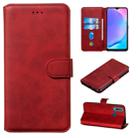 For Vivo U10 / Y15 / Y17 / Y3 Classic Calf Texture Horizontal Flip PU Leather Case, with Holder & Card Slots & Wallet(Red) - 1