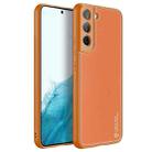 For Samsung Galaxy S22 5G DUX DUCIS YOLO Series PU + PC + TPU Protective Phone Case(Orange) - 1