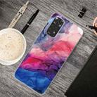For Xiaomi Redmi Note 11 Global / Note 11S Abstract Marble Pattern TPU Phone Case(Abstract Red) - 1