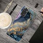 For Xiaomi Redmi Note 11 Global / Note 11S Abstract Marble Pattern TPU Phone Case(Abstract Gold) - 1