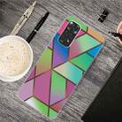 For Xiaomi Redmi Note 11 Global / Note 11S Abstract Marble Pattern TPU Phone Case(Rhombus Gradient) - 1