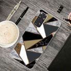 For Xiaomi Redmi Note 11 Global / Note 11S Abstract Marble Pattern TPU Phone Case(Rhombus Gold) - 1