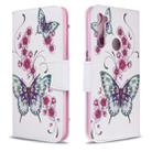 For Xiaomi Redmi Note 8T Colored Drawing Pattern Horizontal Flip Leather Case with Holder & Card Slots & Wallet(Two Butterflies) - 1