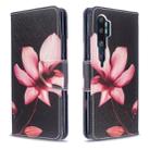 For Xiaomi CC9 Pro / Note 10 / Note 10 Pro Colored Drawing Pattern Horizontal Flip Leather Case with Holder & Card Slots & Wallet(Lotus) - 1