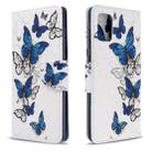 For Galaxy A71 Colored Drawing Pattern Horizontal Flip Leather Case with Holder & Card Slots & Wallet(Butterfly Swarm) - 1