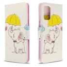 For Galaxy S20 Ultra Colored Drawing Pattern Horizontal Flip Leather Case with Holder & Card Slots & Wallet(Umbrella Elephant) - 1