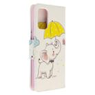 For Galaxy S20 Ultra Colored Drawing Pattern Horizontal Flip Leather Case with Holder & Card Slots & Wallet(Umbrella Elephant) - 3