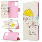 For Galaxy S20 Ultra Colored Drawing Pattern Horizontal Flip Leather Case with Holder & Card Slots & Wallet(Umbrella Elephant) - 6