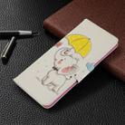 For Galaxy S20 Ultra Colored Drawing Pattern Horizontal Flip Leather Case with Holder & Card Slots & Wallet(Umbrella Elephant) - 7