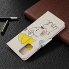 For Galaxy S20 Ultra Colored Drawing Pattern Horizontal Flip Leather Case with Holder & Card Slots & Wallet(Umbrella Elephant) - 8