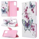 For Galaxy S20 Ultra Colored Drawing Pattern Horizontal Flip Leather Case with Holder & Card Slots & Wallet(Two Butterflies) - 6