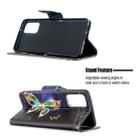 For Galaxy S20 Ultra Colored Drawing Pattern Horizontal Flip Leather Case with Holder & Card Slots & Wallet(Golden Butterfly) - 4