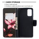 For Galaxy S20 Ultra Colored Drawing Pattern Horizontal Flip Leather Case with Holder & Card Slots & Wallet(Lotus) - 5