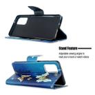 For Galaxy S20 Ultra Colored Drawing Pattern Horizontal Flip Leather Case with Holder & Card Slots & Wallet(Blue Butterfly) - 4
