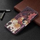 For Galaxy S20 Ultra Colored Drawing Pattern Horizontal Flip Leather Case with Holder & Card Slots & Wallet(Flower Elephant) - 7