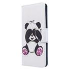 For Galaxy S20 Ultra Colored Drawing Pattern Horizontal Flip Leather Case with Holder & Card Slots & Wallet(Panda) - 2