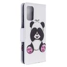 For Galaxy S20 Ultra Colored Drawing Pattern Horizontal Flip Leather Case with Holder & Card Slots & Wallet(Panda) - 3
