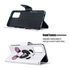 For Galaxy S20 Ultra Colored Drawing Pattern Horizontal Flip Leather Case with Holder & Card Slots & Wallet(Panda) - 4