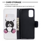 For Galaxy S20 Ultra Colored Drawing Pattern Horizontal Flip Leather Case with Holder & Card Slots & Wallet(Panda) - 5