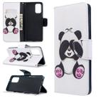 For Galaxy S20 Ultra Colored Drawing Pattern Horizontal Flip Leather Case with Holder & Card Slots & Wallet(Panda) - 6