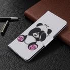 For Galaxy S20 Ultra Colored Drawing Pattern Horizontal Flip Leather Case with Holder & Card Slots & Wallet(Panda) - 7