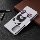 For Galaxy S20 Ultra Colored Drawing Pattern Horizontal Flip Leather Case with Holder & Card Slots & Wallet(Panda) - 8