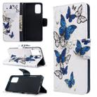 For Galaxy S20 Ultra Colored Drawing Pattern Horizontal Flip Leather Case with Holder & Card Slots & Wallet(Butterfly Swarm) - 6