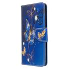 For Galaxy S20 Ultra Colored Drawing Pattern Horizontal Flip Leather Case with Holder & Card Slots & Wallet(Purple Butterfly) - 2
