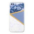 Stitching Marble TPU Phone Case For iPhone 8 Plus / 7 Plus(Grey) - 1