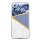 For iPhone XS Max Stitching Marble TPU Phone Case(Grey) - 1