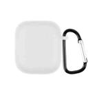 For Realme Buds Air Neo TWS Silicone Earphone Protective Case with Hook(White) - 1