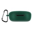 For Xiaomi Redmi Buds 4 Lite Silicone Earphone Protective Case with Hook (Midnight Green) - 1
