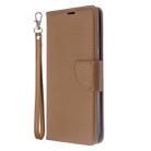 For Galaxy S20 Ultra Litchi Texture Pure Color Horizontal Flip PU Leather Case with Holder & Card Slots & Wallet & Lanyard(Brown) - 2