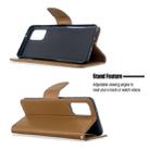 For Galaxy S20 Ultra Litchi Texture Pure Color Horizontal Flip PU Leather Case with Holder & Card Slots & Wallet & Lanyard(Brown) - 4