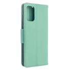For Galaxy S20 Ultra Litchi Texture Pure Color Horizontal Flip PU Leather Case with Holder & Card Slots & Wallet & Lanyard(Green) - 3