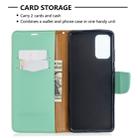 For Galaxy S20 Ultra Litchi Texture Pure Color Horizontal Flip PU Leather Case with Holder & Card Slots & Wallet & Lanyard(Green) - 5