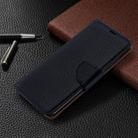 For Galaxy S20 Ultra Litchi Texture Pure Color Horizontal Flip PU Leather Case with Holder & Card Slots & Wallet & Lanyard(Black) - 7