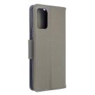 For Galaxy S20 Ultra Litchi Texture Pure Color Horizontal Flip PU Leather Case with Holder & Card Slots & Wallet & Lanyard(Grey) - 3